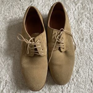AIGLE Beige suede Oxfords